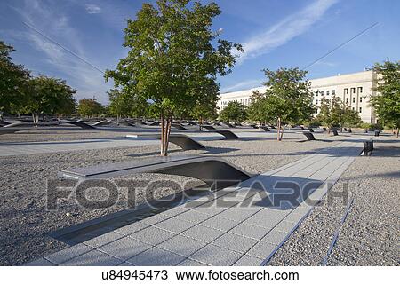The Pentagon Memorial honors 184 Americans who lost their life on 9/11/2001, Washington D. C. View Large Photo Image Stock Image - The Pentagon Memorial honors 184 Americans who lost their life on 9/11/2001, Washington D. C.. Fotosearch