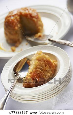 Bowl Of Steamed Syrup Pudding With Jug Of Custard View Large Photo Image Stock Photo - Bowl Of Steamed Syrup Pudding With Jug Of Custard. Fotosearch