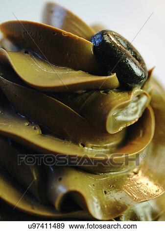 Close Up Of Chocolate Cupcake With Coffee Bean View Large Photo Image Stock Photo - Close Up Of Chocolate Cupcake With Coffee Bean. Fotosearch