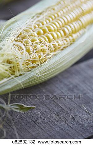 Close Up Of Fresh Sweetcorn On Cob View Large Photo Image Stock Image - Close Up Of Fresh Sweetcorn On Cob. Fotosearch