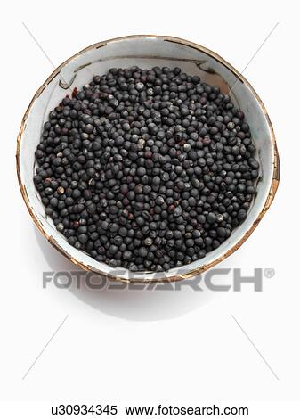 A bowl of black mustard seed on a white background View Large Photo Image Stock Photography - A bowl of black mustard seed on a white background. Fotosearch