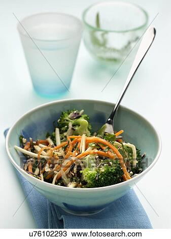 A bowl of vegetarian wild rice salad View Large Photo Image Stock Image - A bowl of vegetarian wild rice salad. Fotosearch