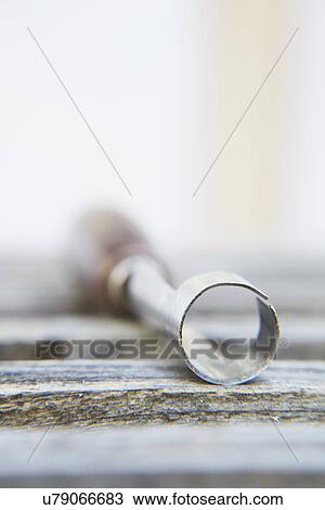 Stock Image - Abstract View Of Apple Corer. Fotosearch