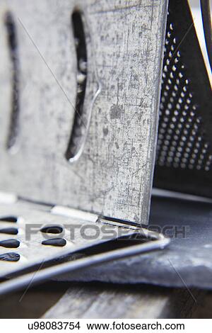 Picture - Abstract View Of Metal Grater. Fotosearch