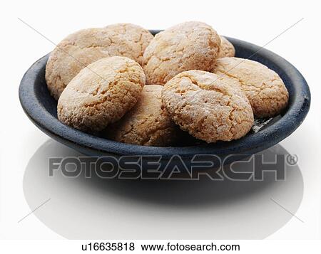 Amaretti morbidi Italian cookies View Large Photo Image Stock Photo - Amaretti morbidi Italian cookies. Fotosearch