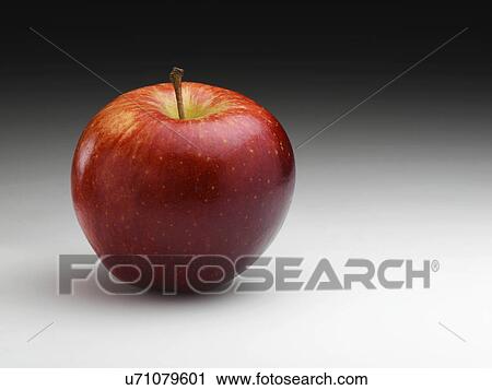 Stock Image - American Red Chief apple. Fotosearch