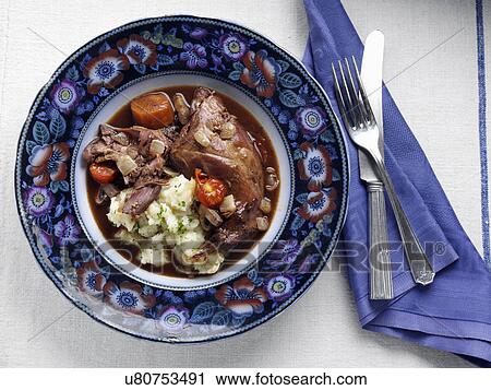 An antique plate of rabbit stew View Large Photo Image Stock Image - An antique plate of rabbit stew. Fotosearch