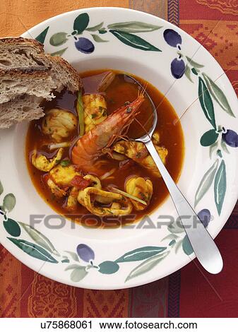 An individual portion of fish soup View Large Photo Image Stock Image - An individual portion of fish soup. Fotosearch