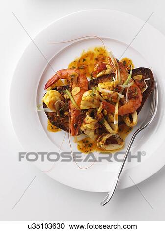 An individual portion of tiger prawns seafood View Large Photo Image Stock Image - An individual portion of tiger prawns seafood. Fotosearch