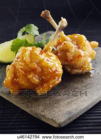 Angel wings chicken in tempura View Large Photo Image Picture - Angel wings chicken in tempura. Fotosearch