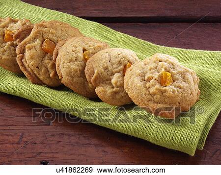 Stock Photo - Apricot cookies. Fotosearch