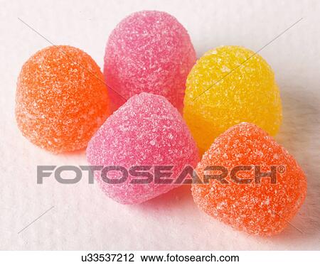 Stock Image - Assorted Sugar Coated Traditional Usa Candy. Fotosearch