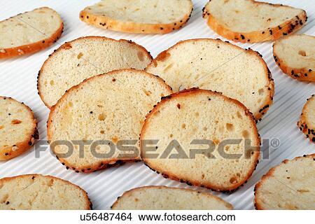 Bagel Chips On White View Large Photo Image Picture - Bagel Chips On White. Fotosearch