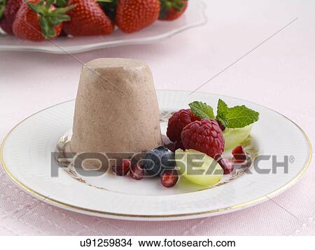 Banana chocolate mousse View Large Photo Image Picture - Banana chocolate mousse. Fotosearch