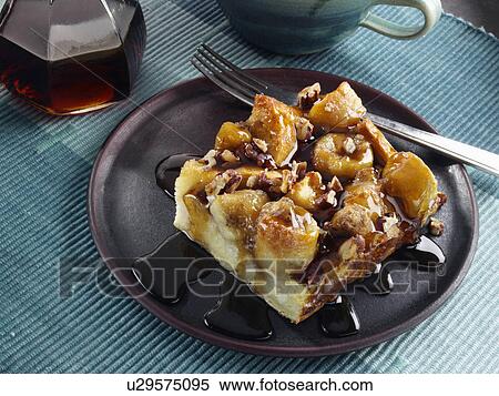 Banana Foster French toast bake View Large Photo Image Stock Photography - Banana Foster French toast bake. Fotosearch