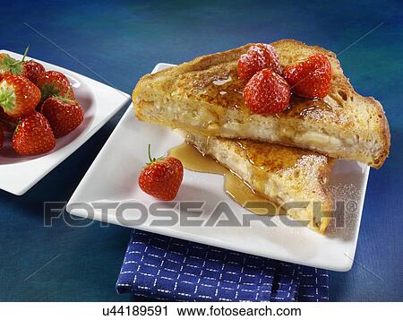 banana French toast View Large Photo Image Stock Image - banana French toast. Fotosearch