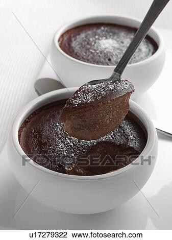 Banana fudge pudding View Large Photo Image Stock Image - Banana fudge pudding. Fotosearch