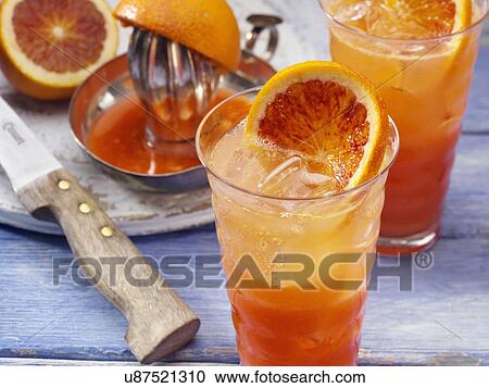Blood orange ginger ale View Large Photo Image Stock Image - Blood orange ginger ale. Fotosearch