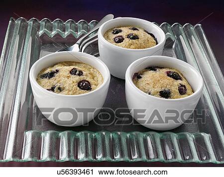 Blueberry bread pudding View Large Photo Image Stock Image - Blueberry bread pudding. Fotosearch