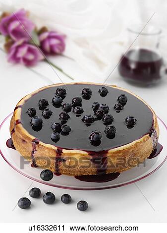 Blueberry cheesecake View Large Photo Image Stock Image - Blueberry cheesecake. Fotosearch