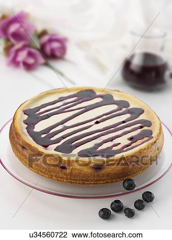Blueberry cheesecake View Large Photo Image Stock Image - Blueberry cheesecake. Fotosearch