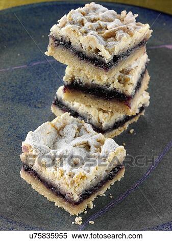 Blueberry shortbread View Large Photo Image Stock Photography - Blueberry shortbread. Fotosearch