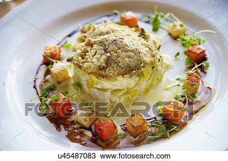 Bowl Of Homemade Leek And Potato Crumble View Large Photo Image Stock Image - Bowl Of Homemade Leek And Potato Crumble. Fotosearch