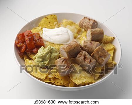Bratwurst nachos View Large Photo Image Stock Image - Bratwurst nachos. Fotosearch