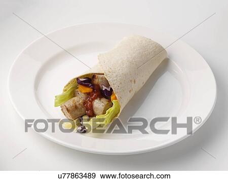 Bratwurst wrap View Large Photo Image Stock Photo - Bratwurst wrap. Fotosearch