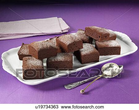 Stock Image - Brownies. Fotosearch