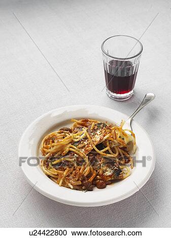 bucatini sardines View Large Photo Image Stock Image - bucatini sardines. Fotosearch