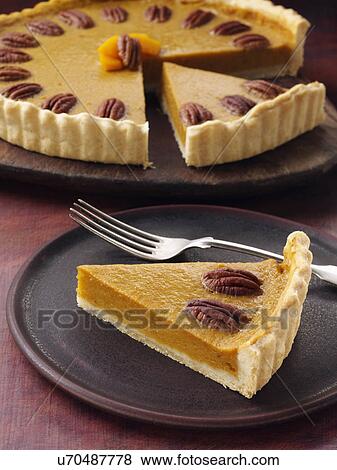 Butternut squash pie View Large Photo Image Stock Photo - Butternut squash pie. Fotosearch
