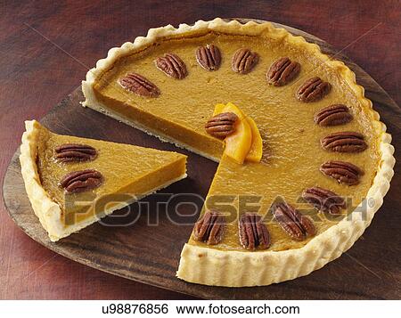 Butternut squash pie View Large Photo Image Stock Photograph - Butternut squash pie. Fotosearch
