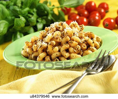 Cellantanie Red Pesto With Pasta Spirals View Large Photo Image Stock Photograph - Cellantanie Red Pesto With Pasta Spirals. Fotosearch