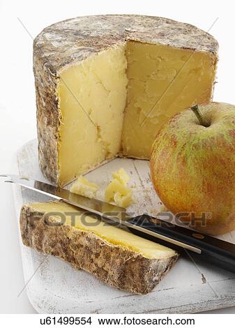 Picture - Cheddar cheese. Fotosearch