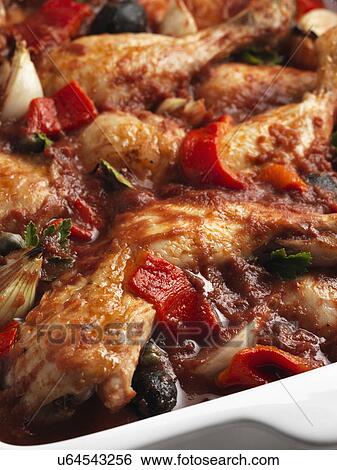 Stock Photograph - Chicken cacciatore. Fotosearch