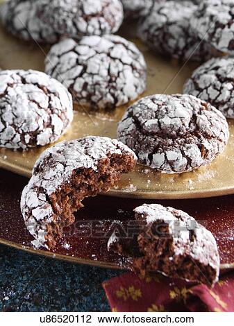 Stock Image - Chocolate cookies. Fotosearch