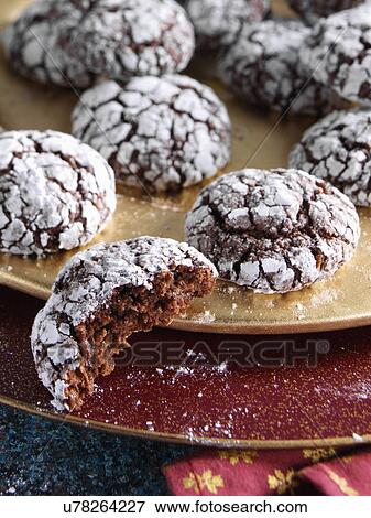 Stock Photo - Chocolate cookies. Fotosearch