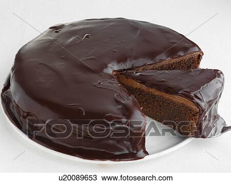 Chocolate fudge cake View Large Photo Image Stock Image - Chocolate fudge cake. Fotosearch