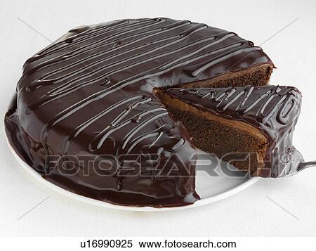 Chocolate fudge cake View Large Photo Image Stock Photography - Chocolate fudge cake. Fotosearch