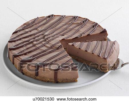 Chocolate orange cheesecake View Large Photo Image Stock Image - Chocolate orange cheesecake. Fotosearch