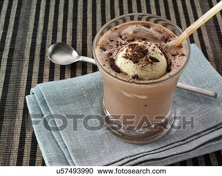 Chocolate smoothie View Large Photo Image Stock Image - Chocolate smoothie. Fotosearch