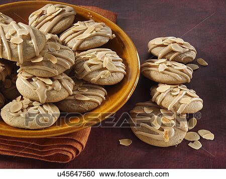 Cinnamon almond cookies View Large Photo Image Stock Image - Cinnamon almond cookies. Fotosearch