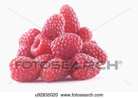 Close Up Of Raspberries On White Background View Large Photo Image Stock Image - Close Up Of Raspberries On White Background. Fotosearch