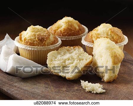 Picture - Coconut muffins. Fotosearch