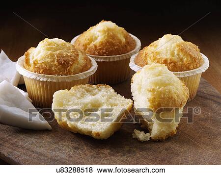 Stock Photo - Coconut muffins. Fotosearch