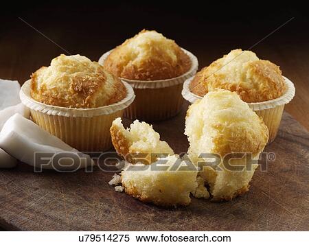 Stock Photography - Coconut muffins. Fotosearch
