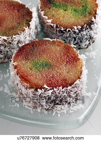 Stock Photo - Coloured gulab jamun Pakistani confection. Fotosearch