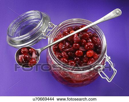 Picture - Cranberry shallot chutney. Fotosearch