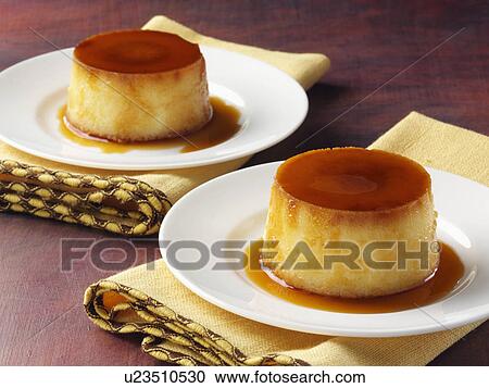 Cuban coconut flan dessert View Large Photo Image Stock Image - Cuban coconut flan dessert. Fotosearch